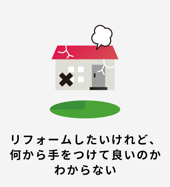 リフォームしたいけれど、何から手をつけて良いのかわからない